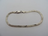 Серебряный браслет. Италия. 2,61 г. Проба 925.