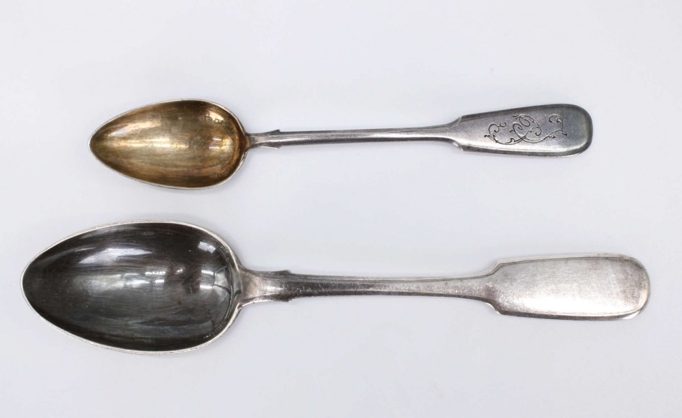 Sudraba karotes 2 gab. 84. Svars 64,51 g. 13,5 un 16,8 cm