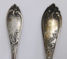 Sudraba karotes 2 gab. 875. Svars 107,46 g. 18,8 un 22 cm