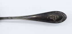 Silver spoons, 2 pcs. 875. Weight 190.55 g. 25 and 23 cm