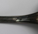 Silver spoons, 2 pcs. 875. Weight 190.55 g. 25 and 23 cm
