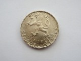 50-koruna silver coin. 1947. Czechoslovakia. 10 grams.