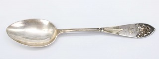 Silver teaspoons (6 pcs). 84 (standard). Sweden. Weight 130.83 g. 14.3 cm