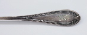 Silver teaspoons (6 pcs). 875 silver. Weight 154.22 g. 14.3 cm