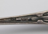 Silver teaspoons (6 pcs). 875 silver. Weight 154.22 g. 14.3 cm