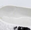 Sviesta trauks Auns. M.S. Kuzņecova rūpnīca, Krievijas imp. Dmitrovas fabrika. Porcelāns. 11x16x8 cm
