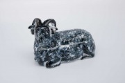 Butter dish, &amp;amp;quot;Ram&amp;amp;quot;. M. S. Kuznetsov Factory, Russian Empire.