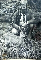 Балетмейстер Марис Лиепа (1936-1989) с косулой