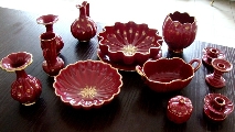 Gefle Rubin. Porcelāna trauki – 12. gab.