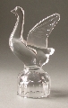 Glass. Bird