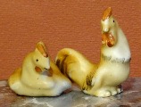 Cock with chicken