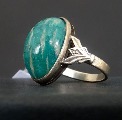 Ring with a green eye