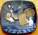 Decorative plate. Kalevala motif