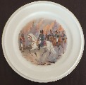 A plate. Napoleon in Moscow