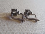 Silver earrings