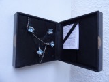 Swarovski kristālu rotaslietu komplekts