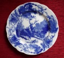 Plate with deers