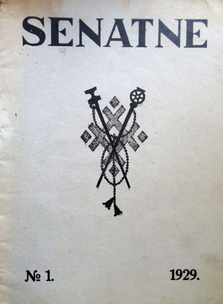 Senatne Nr. 1., 1929