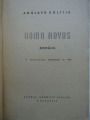 Anšlavs Eglītis - Homo Novus. Romāns. Apgāds Grāmatu Draugs, V. Janelsiņas illustrācijas un vāks
