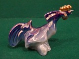 Cockerel. Porcelain, h 7 cm