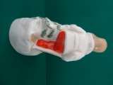 RPFF - The Skier. Model author S. Bolzan (Golumbovskaya), porcelain, 1947-70-ties, h 15.5 cm