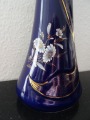 Cobalt vase, initials K. B., h 30 cm