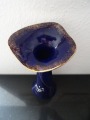 Cobalt vase, initials K. B., h 30 cm