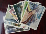 Акварели латвийских художников - набор открыток 25.шт.