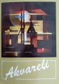 Atklātņu komplekts "Akvareļi" 18. gab., pilns komplekts, Izd.: "Avots", Rīga, 1986., 15x10,5 cm