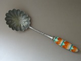 Jam spoon with porcelain handle