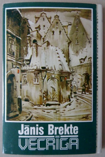 Jānis Brekte (1920-1985) - Postcard set "Old Riga"