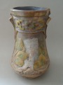 Vase "Turaida Castle. Riga, Higher School" with defect h 16 cm