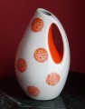 PFF Riga - Art Deco style vase. 1950s, porcelain, h 15.5 cm