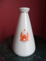 PFF in Riga - Vase with Riga Emblem. Porcelain, gilding, 1970s, h 15 cm