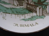 RPR Rīga - dekoratīvs sienas šķīvis "Jūrmala". Porcelāns, diam. 15 cm