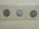 Набор английских серебряных монет 6 шт.