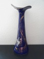 Cobalt vase, initials K. B., h 30 cm