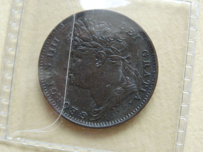 Moneta George IV 1822. gads