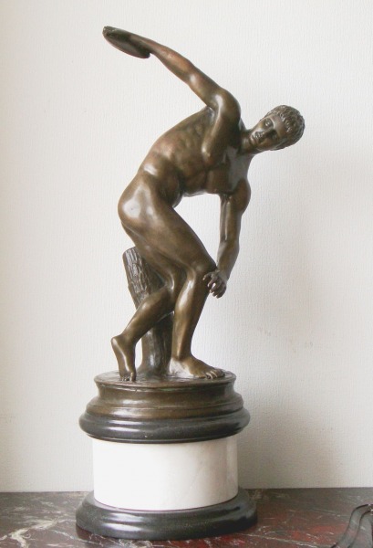 Myron - Discobolus. Bronze, marble, h 60 cm