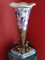 Neundorf - Vase in Provence style with figures, h 38 cm