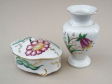 Riga Ceramics Factory - vase and powder box