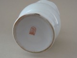 RPR - Vāze ar čiekuriem. Porcelāns, dekorējums, 1980-tie gadi, h 9,5 cm