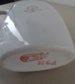 RPR Rīgā - Minerālūdens krūze. Porcelāns, zeltījums, 1980-tie gadi, h 11,5 cm
