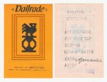 Daiļrade - Greeting cards 2 pcs. Paper, watercolor, 4.7x6.7 cm