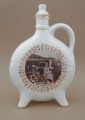 Коростень - Штоф-графин-бутылка «Ласточкино гнездо. Память о крыме» 1950-е фарфор, h 22,5 cм