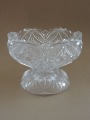 Crystal jam bowl. 1940-50s, diam. 13 cm, h 9.5 cm