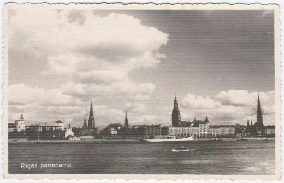 Открытка - Панорама Риги