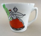 RPFF - The Cup "Dance". Porcelain, with defect