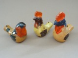 Whistles 3 pcs., cock and whistle. Ceramics, author's work