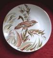 Decorative plate with bird